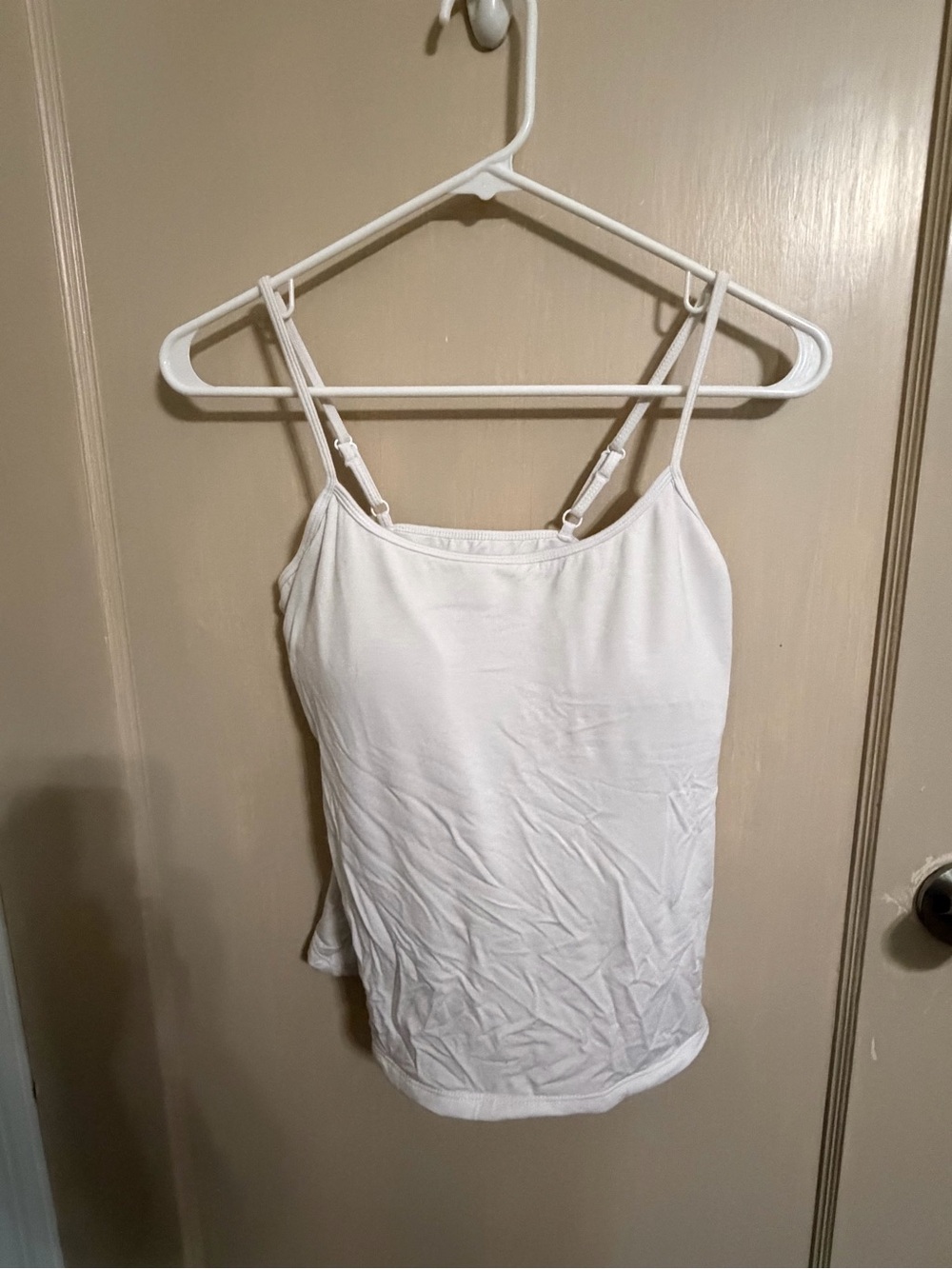 Klassy Network White Adjustable Strap Cami